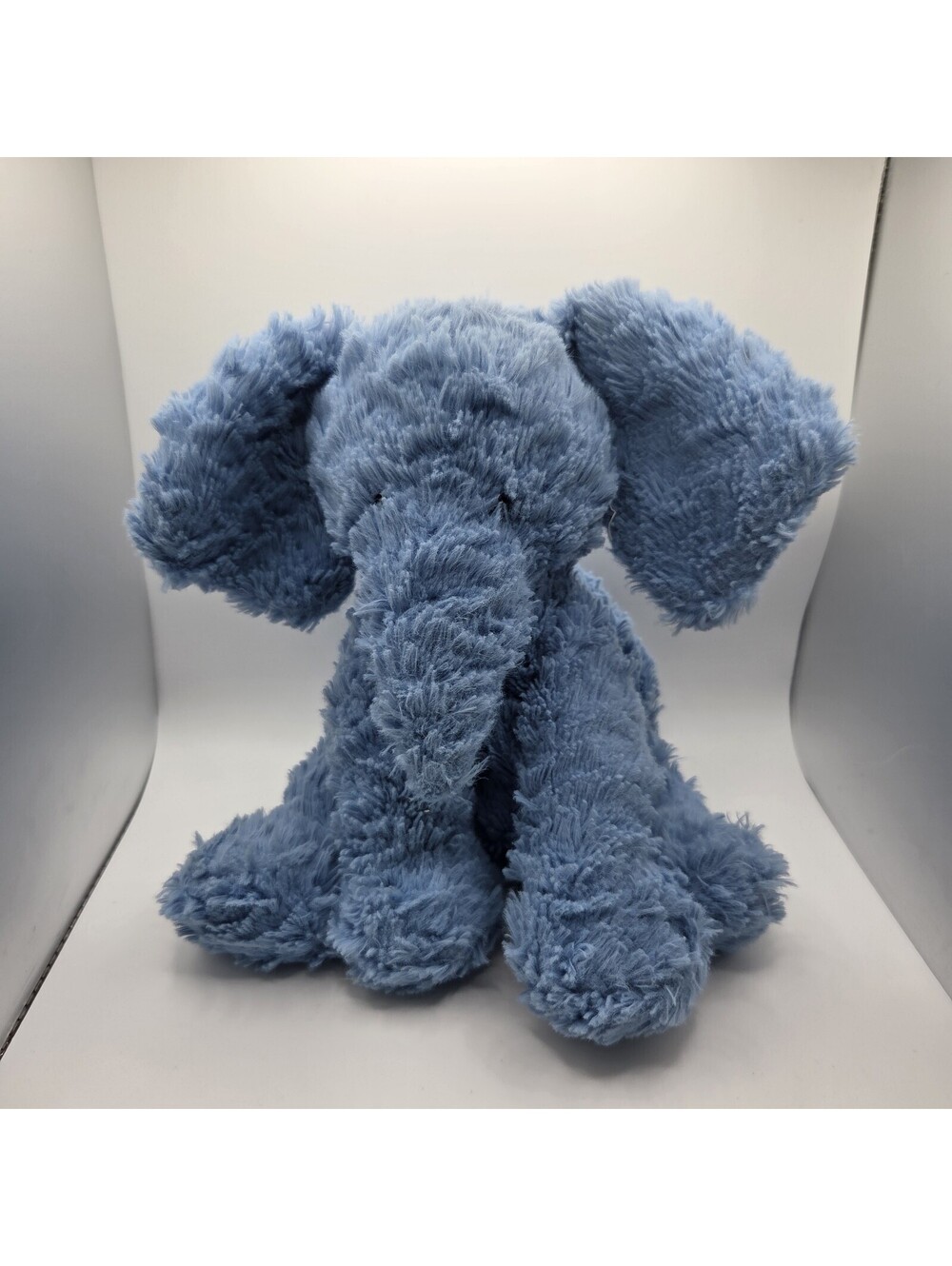Jellycat London Elephant Fuddlewuddle Blue Plush Stuffed Animal Toy